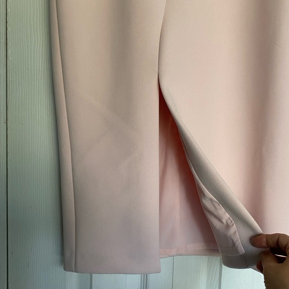NWOT Ted Baker Heavy Crepe Pink Stretch Dress 3 (8/10) Tilola Sleeveless - Picture 6 of 14